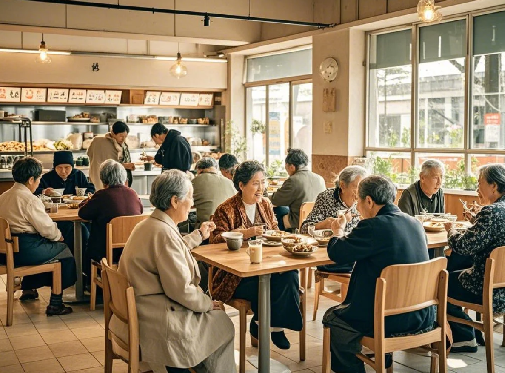 鄭州餐飲策劃：銀發(fā)社交新場景，社區(qū)食堂的3個百億級盈利點(diǎn)